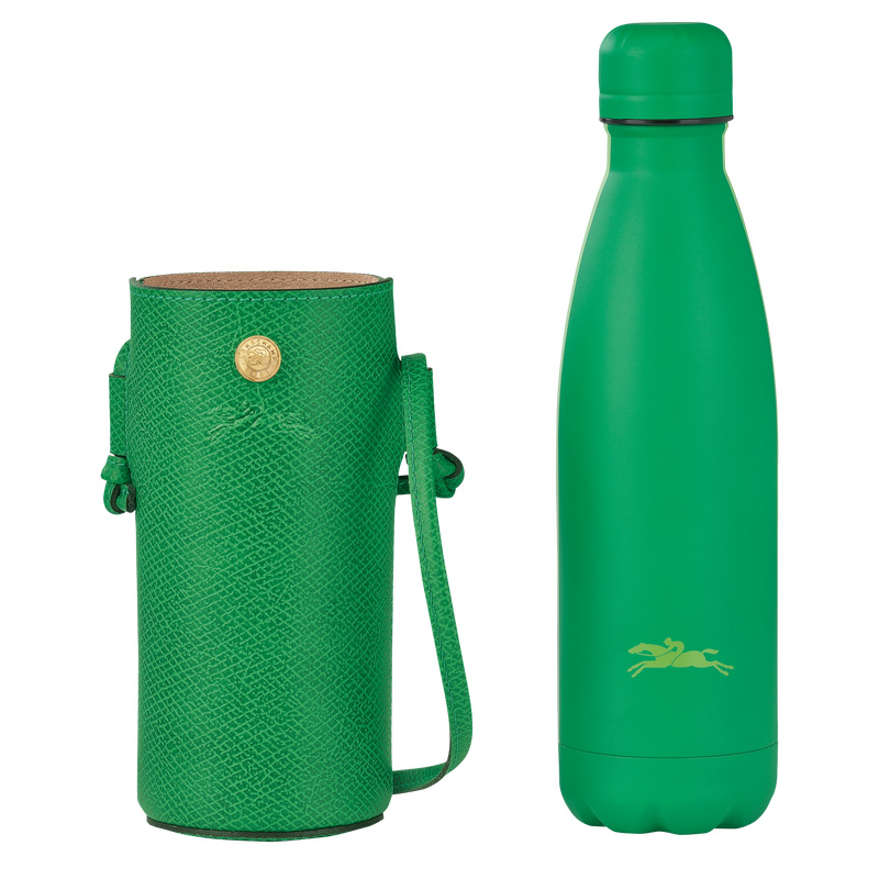 Pouches Longchamp Épure Bottle holder Masculino Verdes | LC-YQDF8038