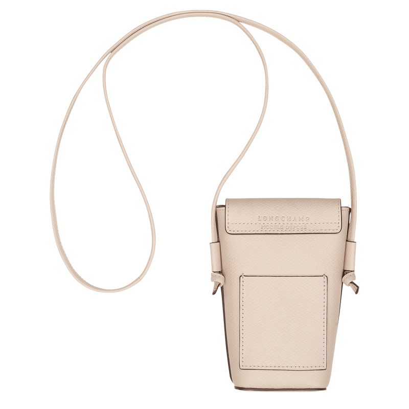 Pouches Longchamp Épure Phone case with leather lace Masculino Paper | LC-RQGD6350