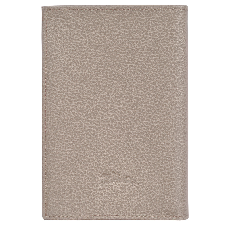 Pouches Longchamp Le Foulonné Passport cover Masculino Turtledove | LC-CUIR2049