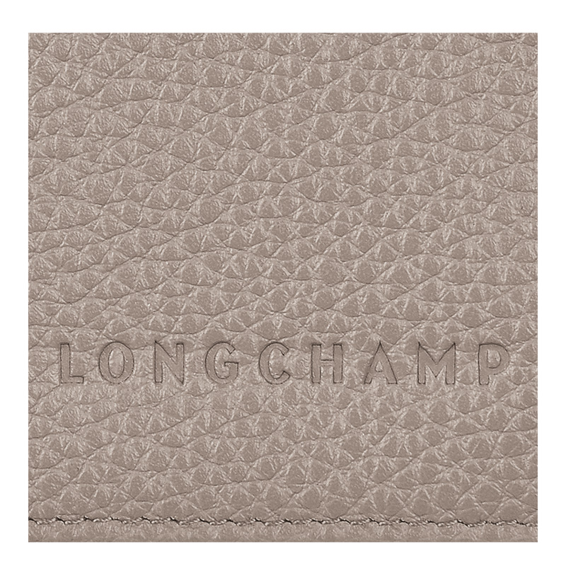 Pouches Longchamp Le Foulonné Passport cover Masculino Turtledove | LC-CUIR2049