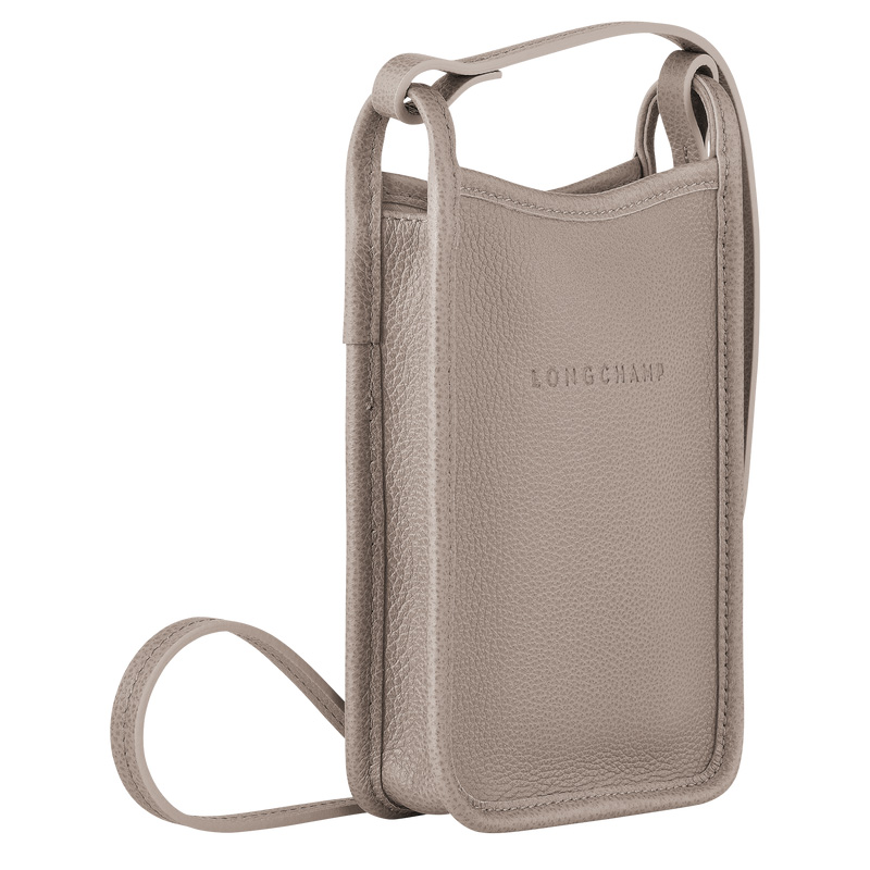Pouches Longchamp Le Foulonné Phone case Masculino Turtledove | LC-WTAG7829