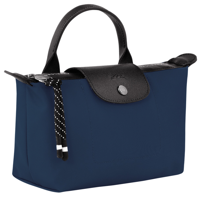 Pouches Longchamp Le Pliage Energy Pouch Feminino Azul Marinho | LC-QQMD6830