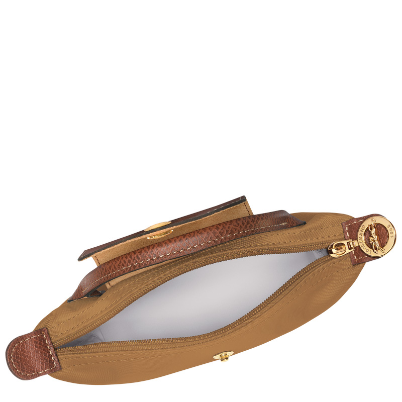 Pouches Longchamp Le Pliage Original Pouch with handle Feminino Fawn | LC-CUNR6255