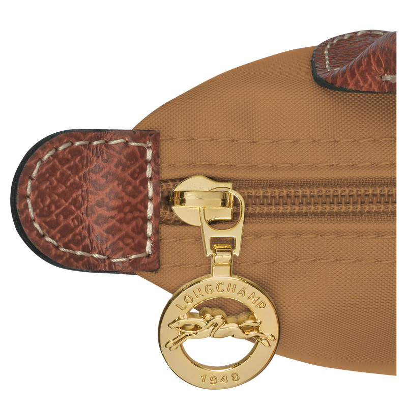 Pouches Longchamp Le Pliage Original Pouch with handle Feminino Fawn | LC-CUNR6255