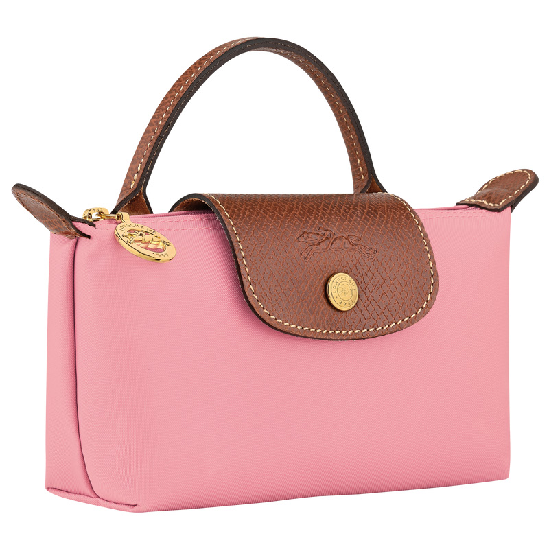 Pouches Longchamp Le Pliage Original Pouch with handle Feminino Marshmallow | LC-GGVL0136