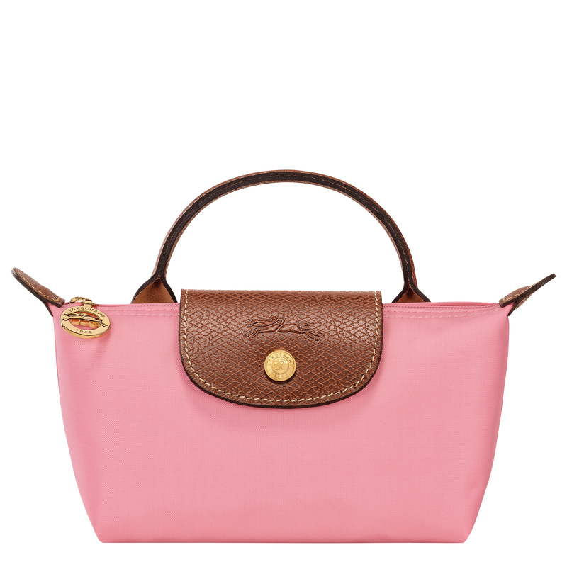 Pouches Longchamp Le Pliage Original Pouch with handle Feminino Marshmallow | LC-GGVL0136