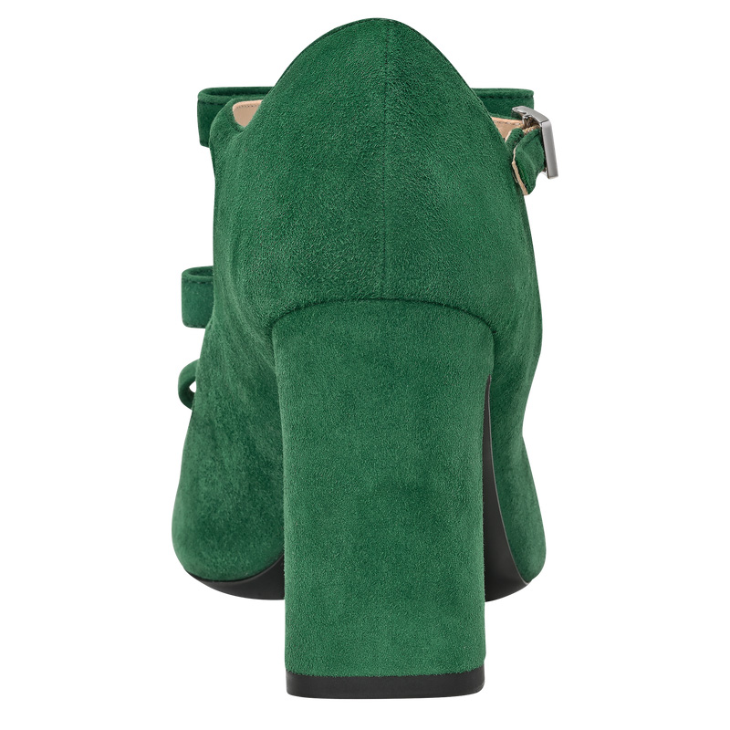 Sandálias Longchamp La Baronne Sandals Feminino Thyme | LC-RAWJ4339