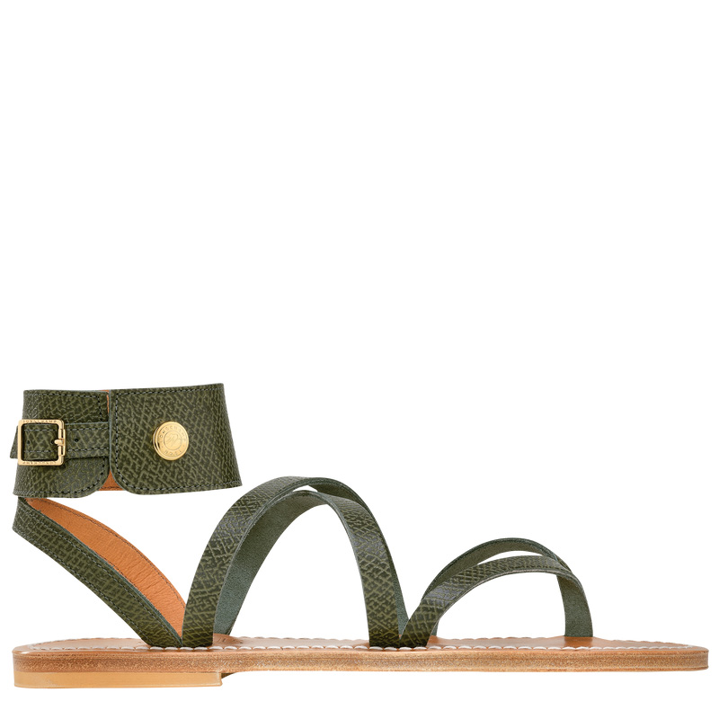 Sandálias Longchamp x K.Jacques Sandals Feminino Forest | LC-BSWN0680