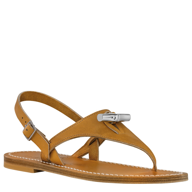 Sandálias Longchamp x K.Jacques Sandals Feminino Natural | LC-GPGZ7657