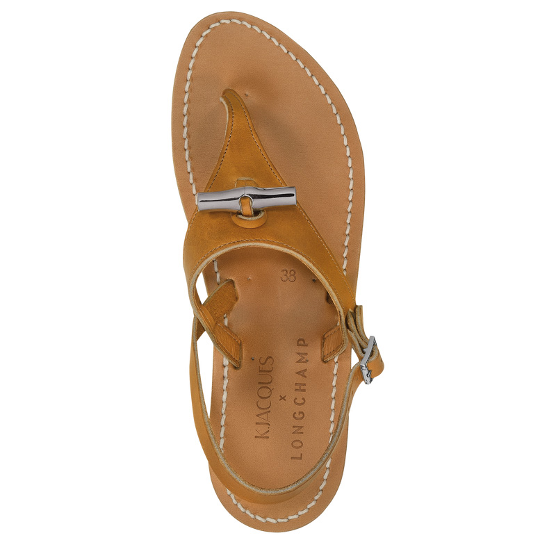 Sandálias Longchamp x K.Jacques Sandals Feminino Natural | LC-GPGZ7657