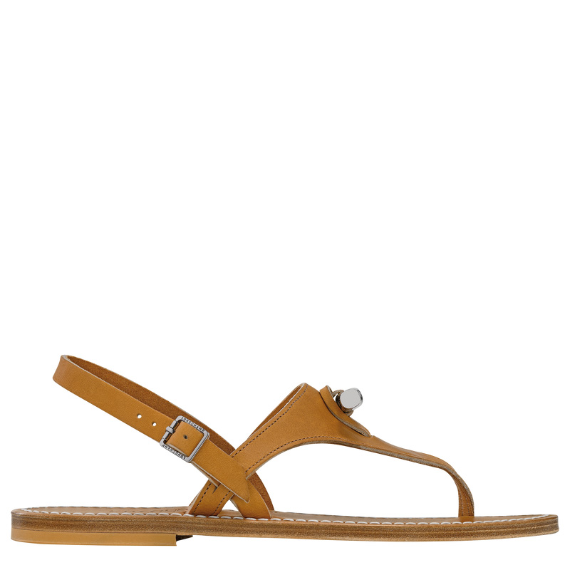 Sandálias Longchamp x K.Jacques Sandals Feminino Natural | LC-GPGZ7657