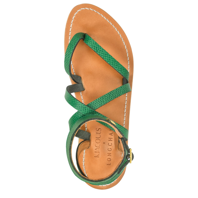 Sandálias Longchamp x K.Jacques Sandals Feminino Verdes | LC-LHNO9331