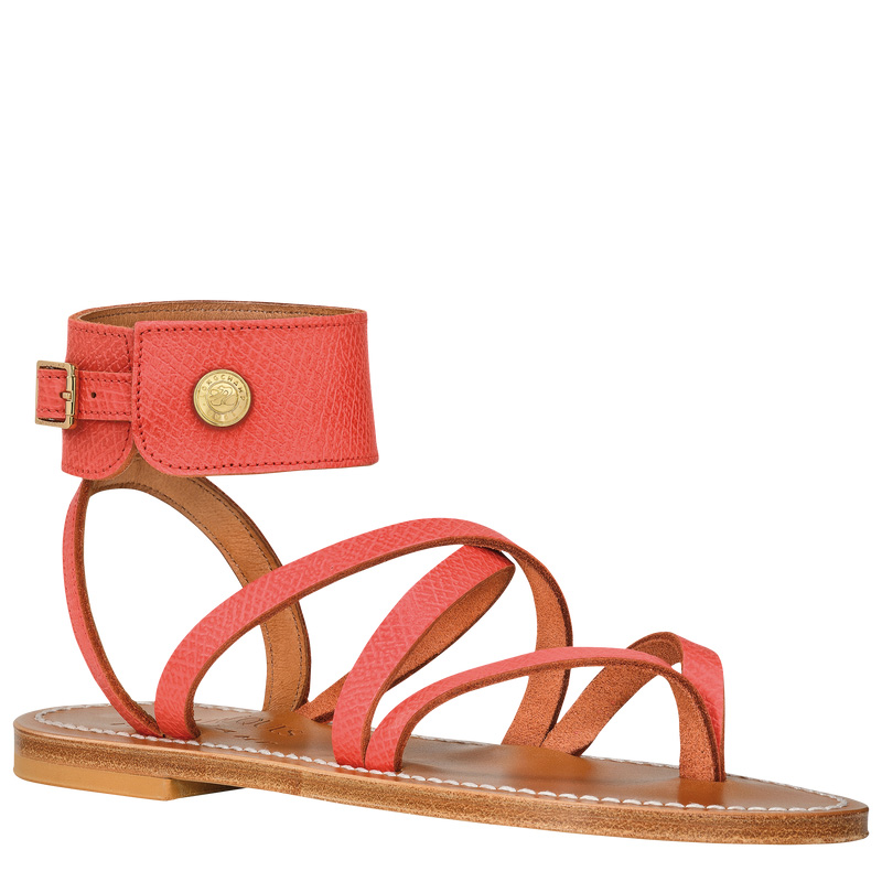 Sandálias Longchamp x K.Jacques Sandals Feminino Strawberry | LC-EDTJ2787