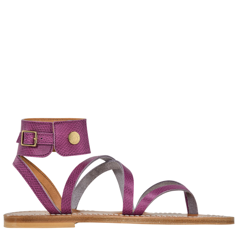 Sandálias Longchamp x K.Jacques Sandals Feminino Violet | LC-UBGZ2401