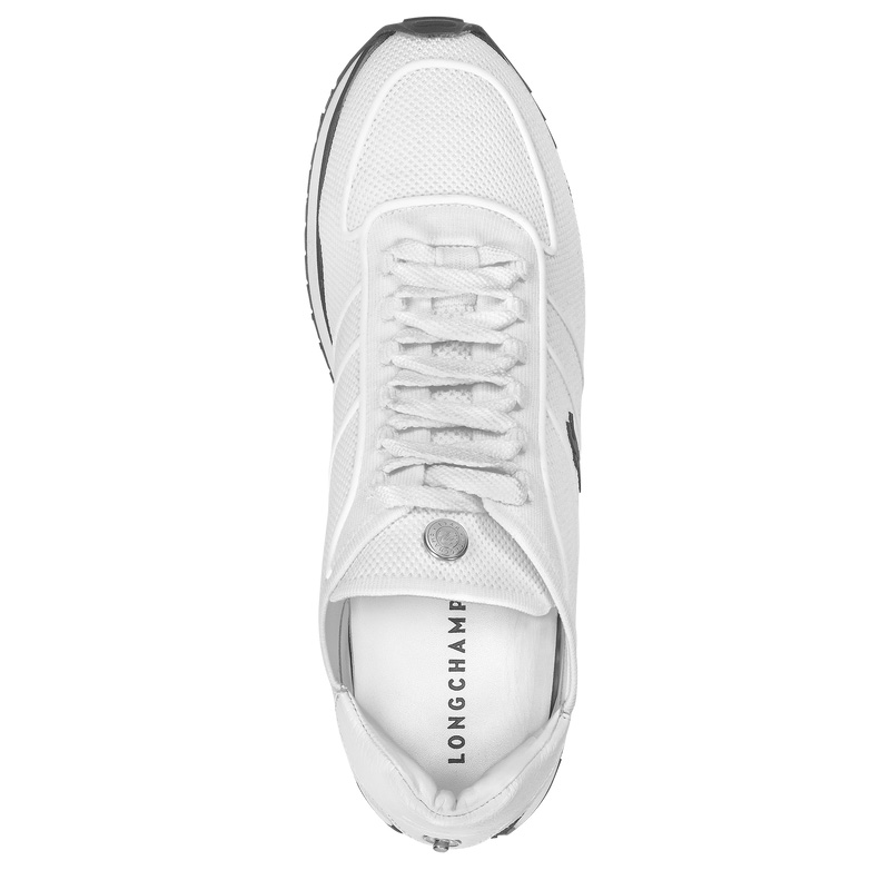 Sapatilhas Longchamp Le Pliage Collection Sneakers Feminino Ecru | LC-RKNM3295