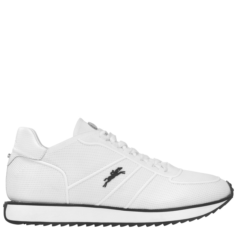 Sapatilhas Longchamp Le Pliage Collection Sneakers Feminino Ecru | LC-RKNM3295