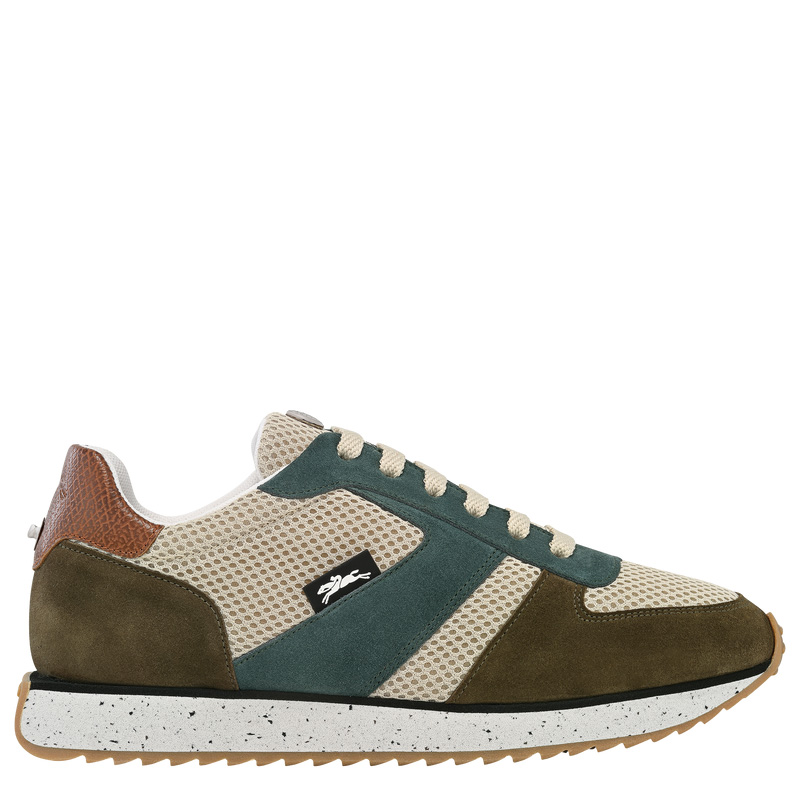 Sapatilhas Longchamp Le Pliage Green Sneakers Feminino Cedar | LC-YAMR9049