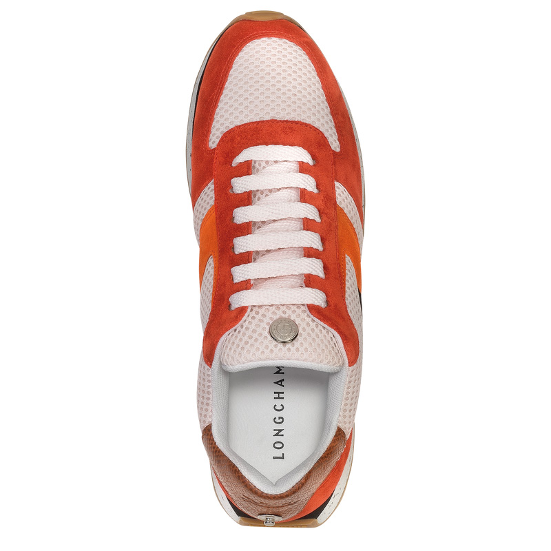 Sapatilhas Longchamp Le Pliage Green Sneakers Feminino Tomato | LC-RUKE9778
