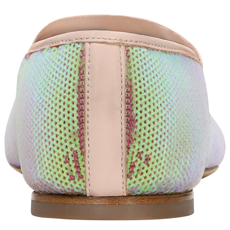 Sapatos de Ballet Longchamp Energy Ballerinas Feminino Nude | LC-OALS4084