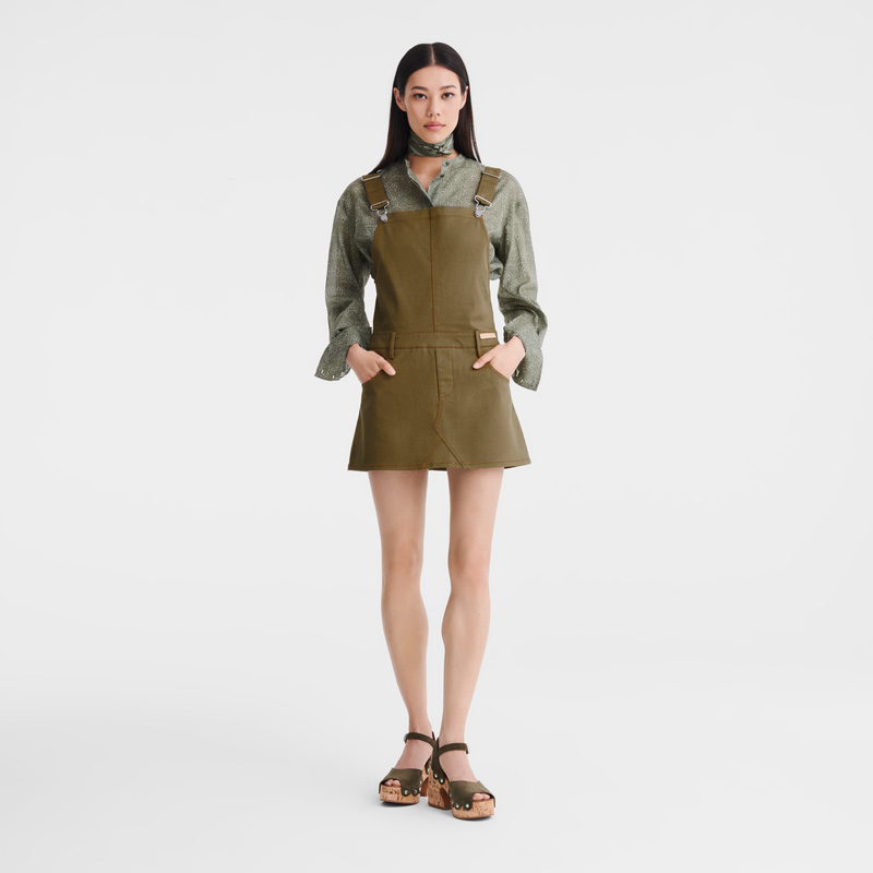 Vestido Longchamp Dress Feminino Artichoke | LC-UNZS3124