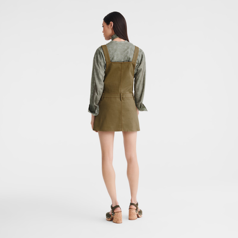 Vestido Longchamp Dress Feminino Artichoke | LC-UNZS3124