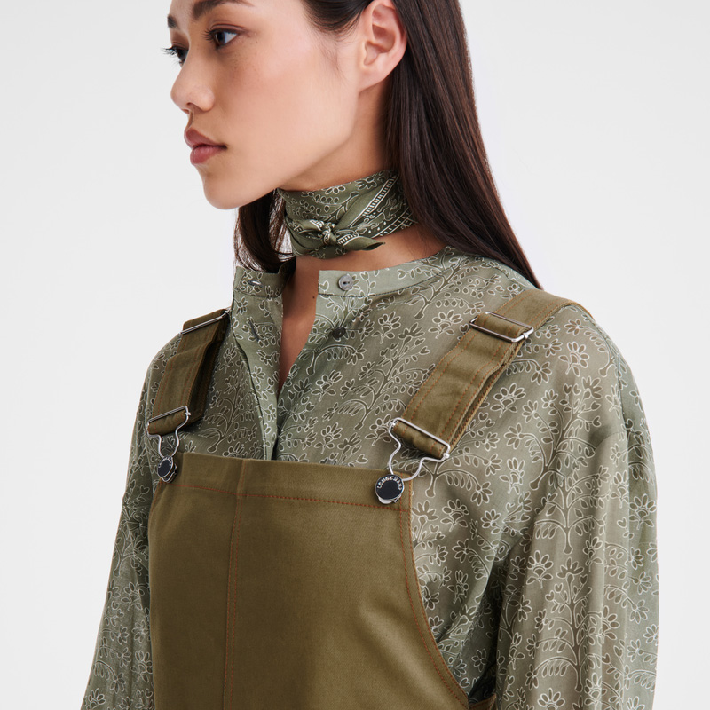 Vestido Longchamp Dress Feminino Artichoke | LC-UNZS3124