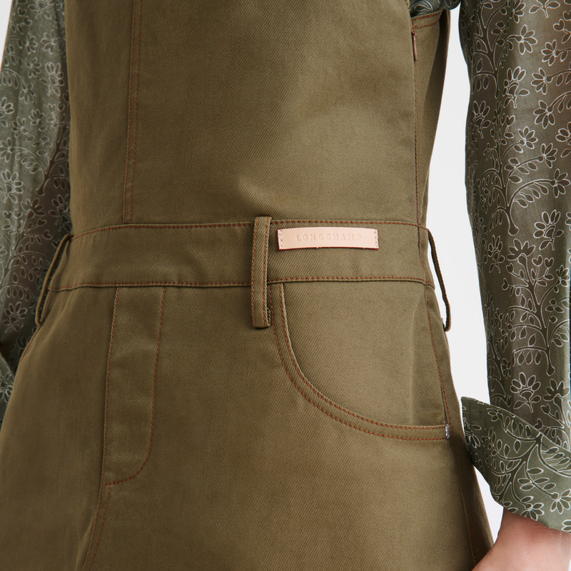 Vestido Longchamp Dress Feminino Artichoke | LC-UNZS3124