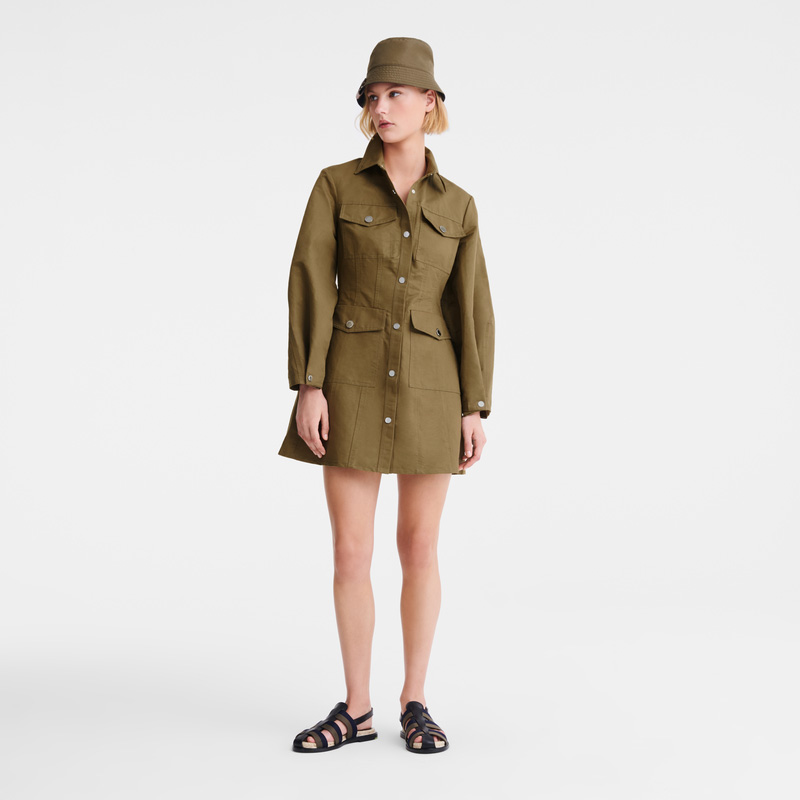 Vestido Longchamp Dress Feminino Artichoke | LC-JAAO5144