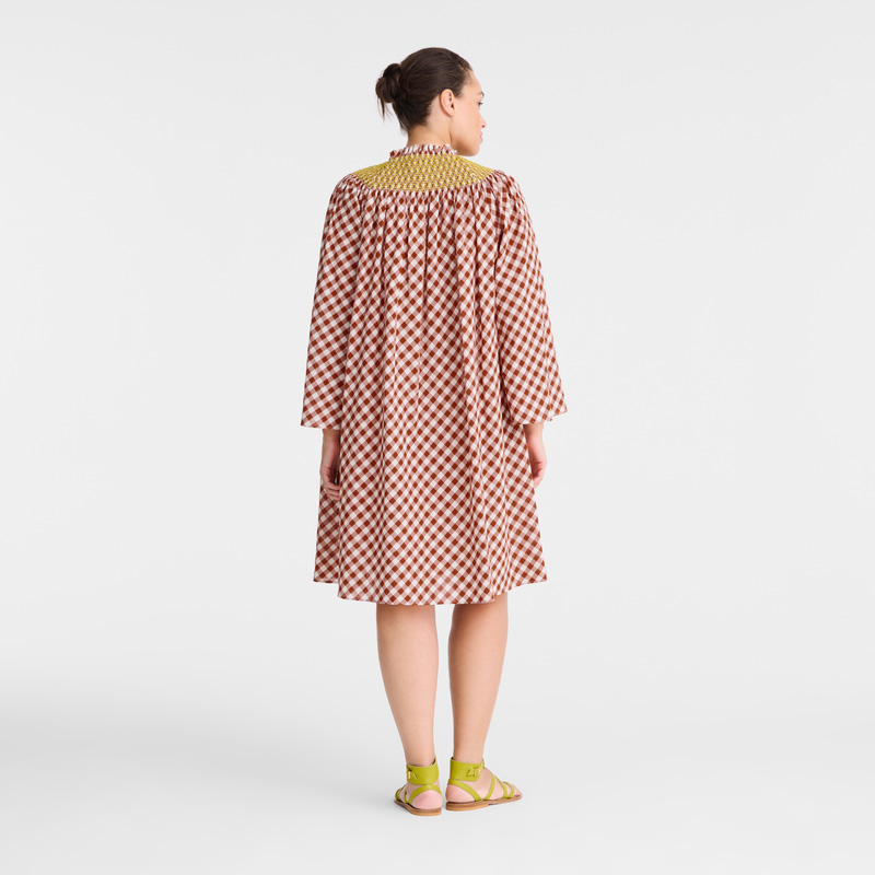 Vestido Longchamp Dress Feminino Bark | LC-IZPL8092