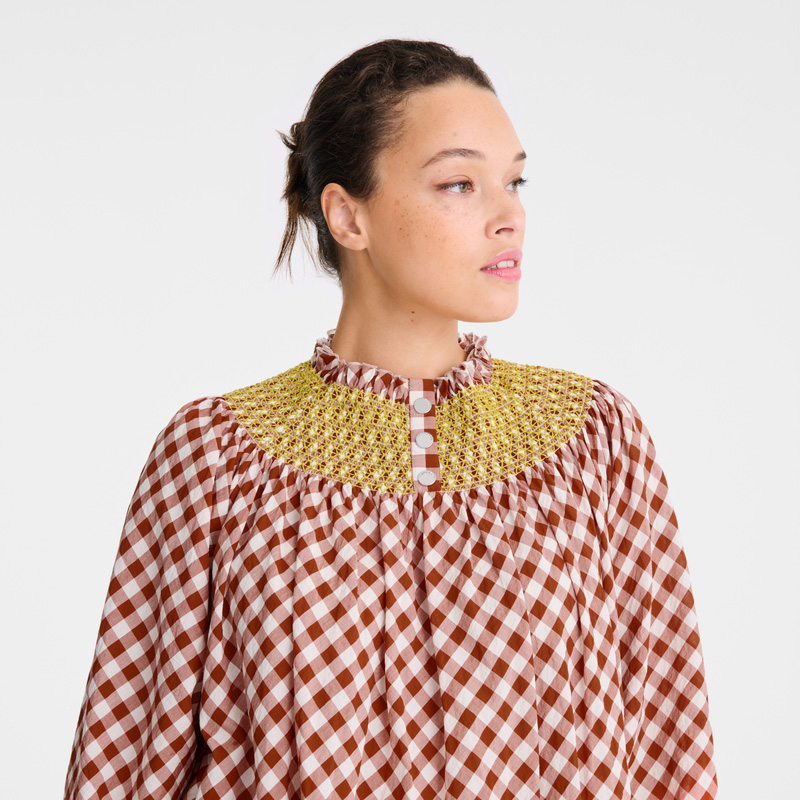 Vestido Longchamp Dress Feminino Bark | LC-IZPL8092