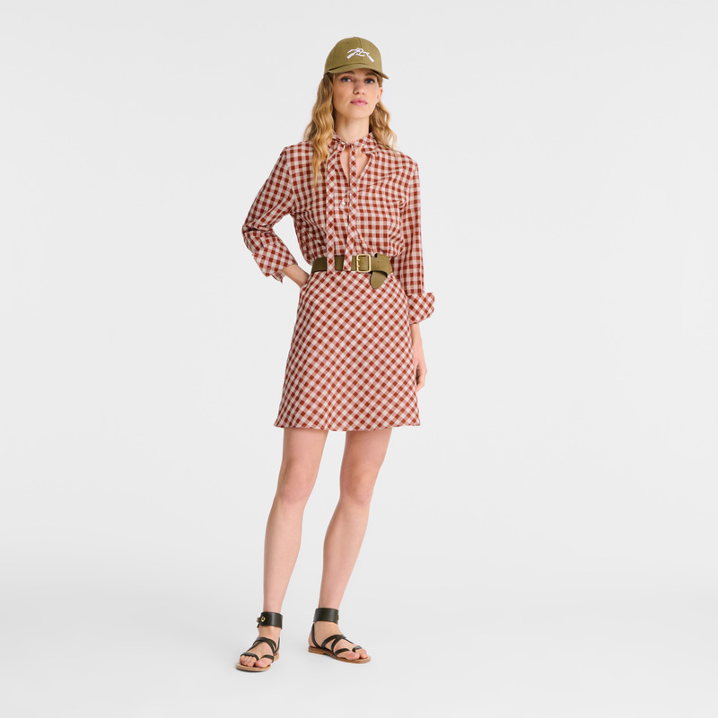 Vestido Longchamp Dress Feminino Bark | LC-VSDG0782