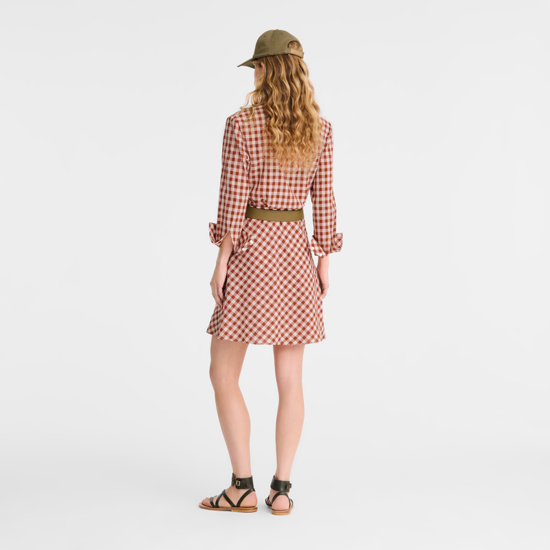 Vestido Longchamp Dress Feminino Bark | LC-VSDG0782