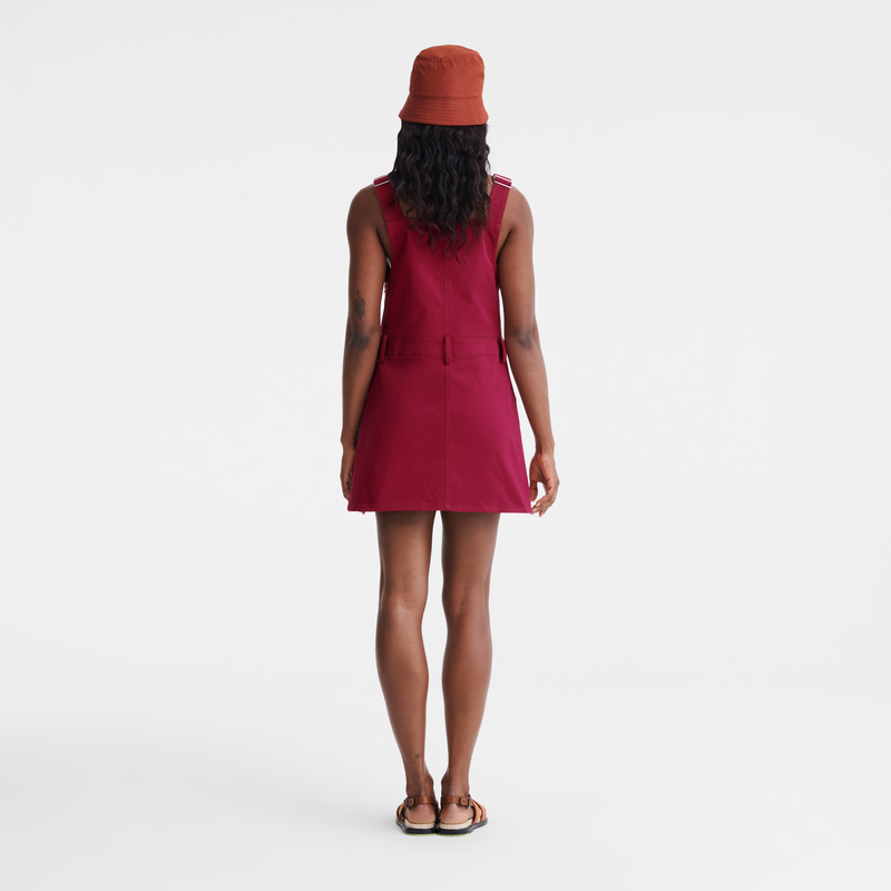 Vestido Longchamp Dress Feminino Beetroot | LC-VQCH8228