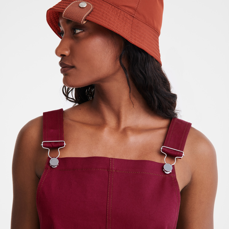 Vestido Longchamp Dress Feminino Beetroot | LC-VQCH8228