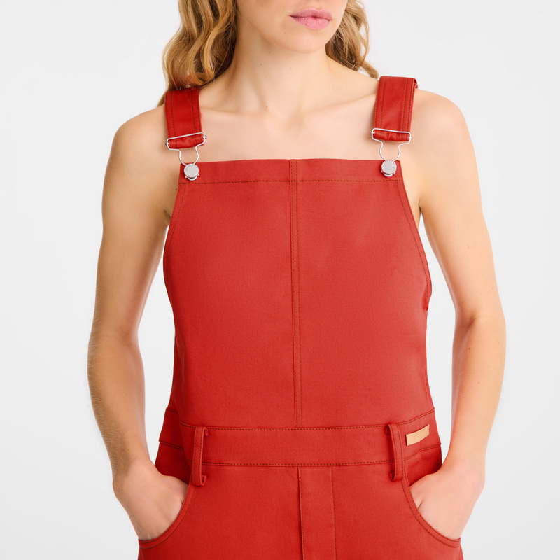 Vestido Longchamp Dress Feminino Tomato | LC-RFYE3639
