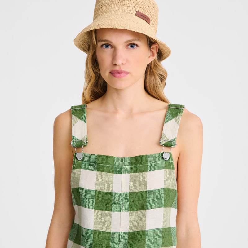 Vestido Longchamp Dress Feminino Verdes | LC-MDGP8273