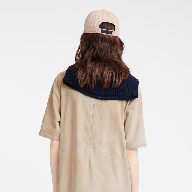 Vestido Longchamp Leather long dress Feminino Linen | LC-NOXN3443