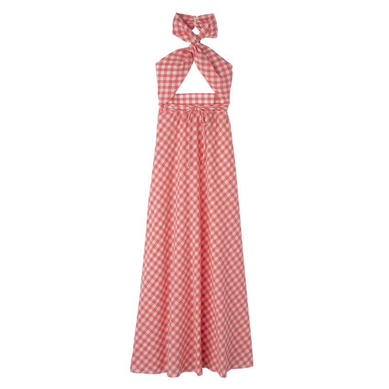 Vestido Longchamp Long dress Feminino Blush | LC-XIVA1785