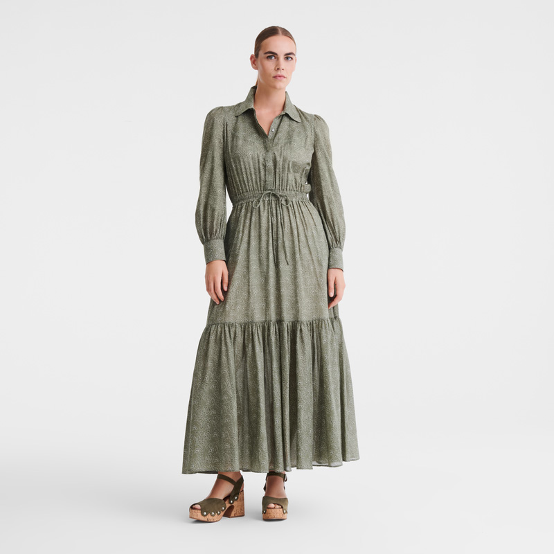 Vestido Longchamp Long dress Feminino Laurel | LC-CXKQ1410