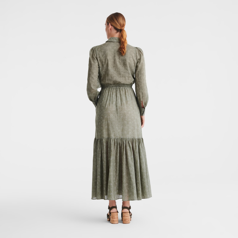 Vestido Longchamp Long dress Feminino Laurel | LC-CXKQ1410