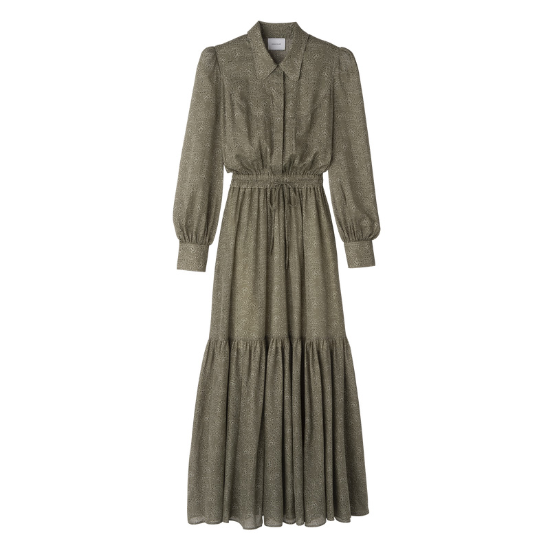 Vestido Longchamp Long dress Feminino Laurel | LC-CXKQ1410
