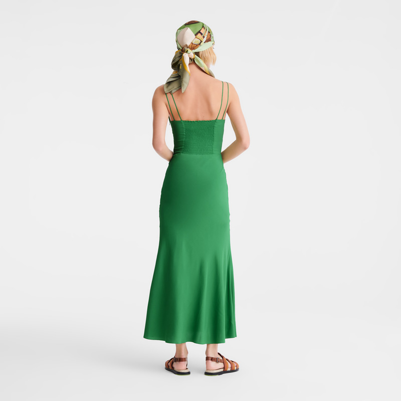 Vestido Longchamp Midi dress Feminino Thyme | LC-EGEF4594