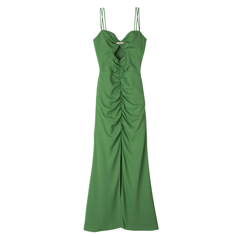 Vestido Longchamp Midi dress Feminino Thyme | LC-EGEF4594