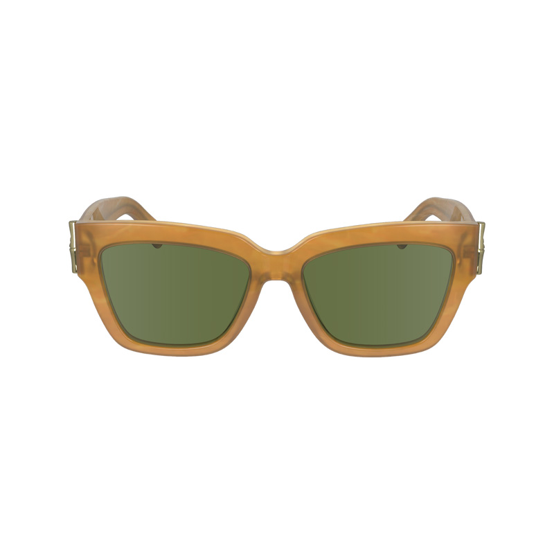 Óculos de Sol Longchamp Fall-Winter 2023 Collection Sunglasses Feminino Honey | LC-SXLH6016