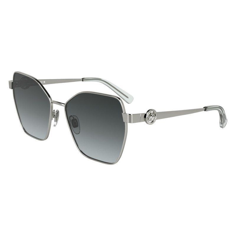 Óculos de Sol Longchamp Sunglasses Feminino Silver/Grey | LC-JVOL3355