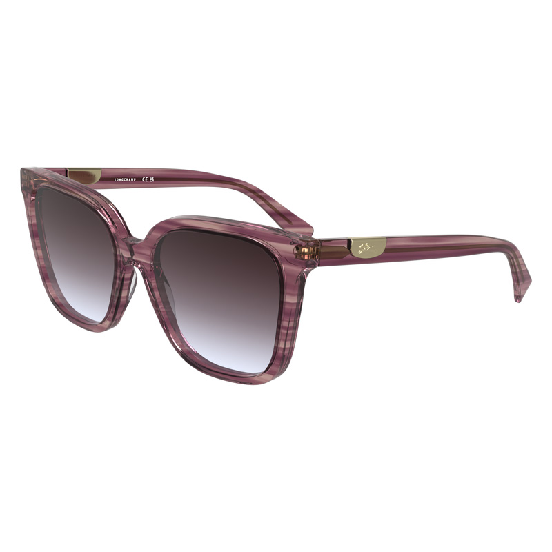 Óculos de Sol Longchamp Sunglasses Feminino White/Violet | LC-MHNK7234