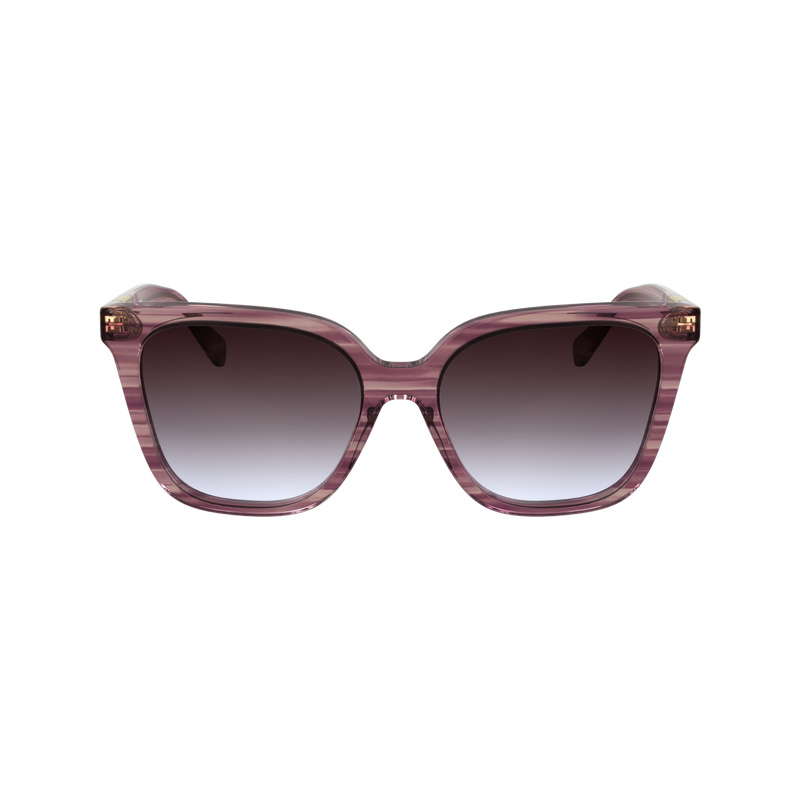 Óculos de Sol Longchamp Sunglasses Feminino White/Violet | LC-MHNK7234