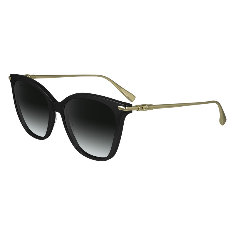 Óculos de Sol Longchamp Sunglasses Feminino Pretas | LC-EVMX7968